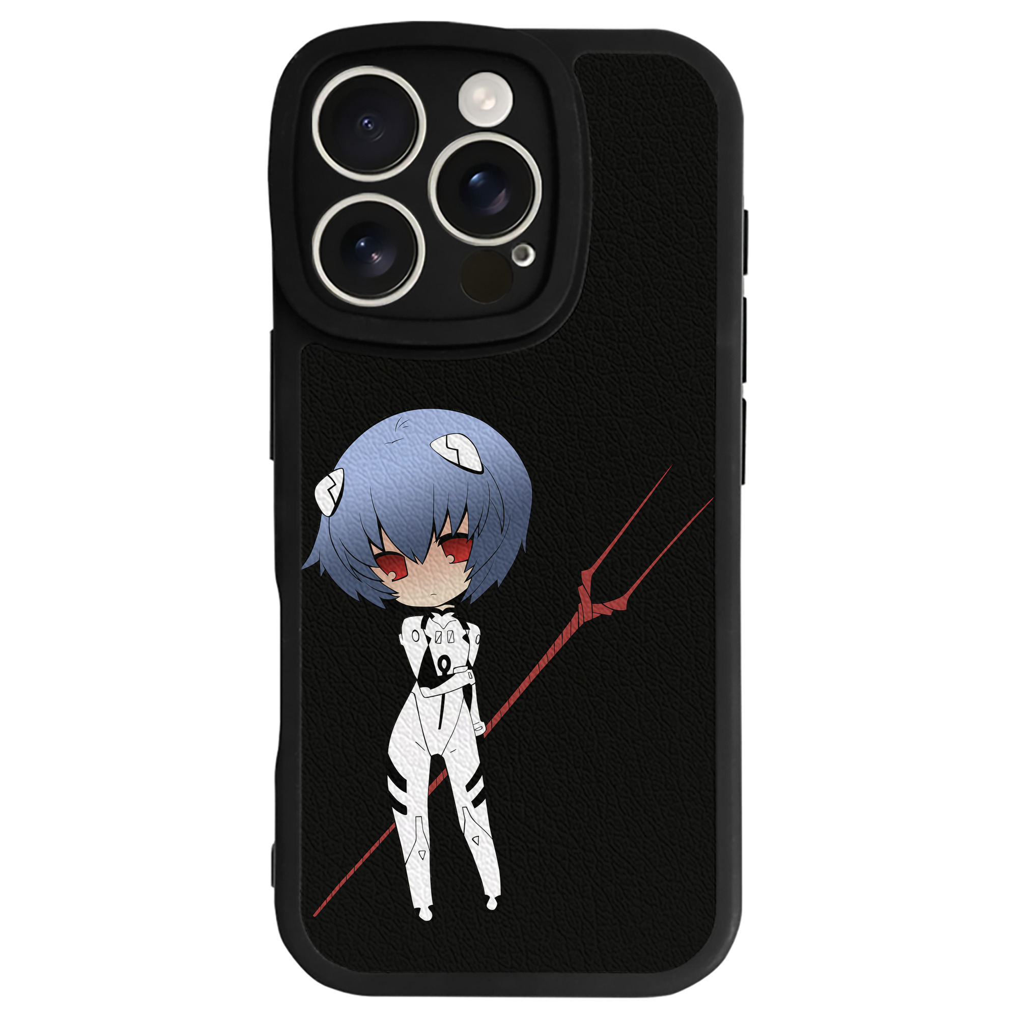 （画像用） EVA 新世紀エヴァンゲリオン 【iPhone 16シリーズ対応】シリコンスマホケース（レザー調） 材質：シリコン